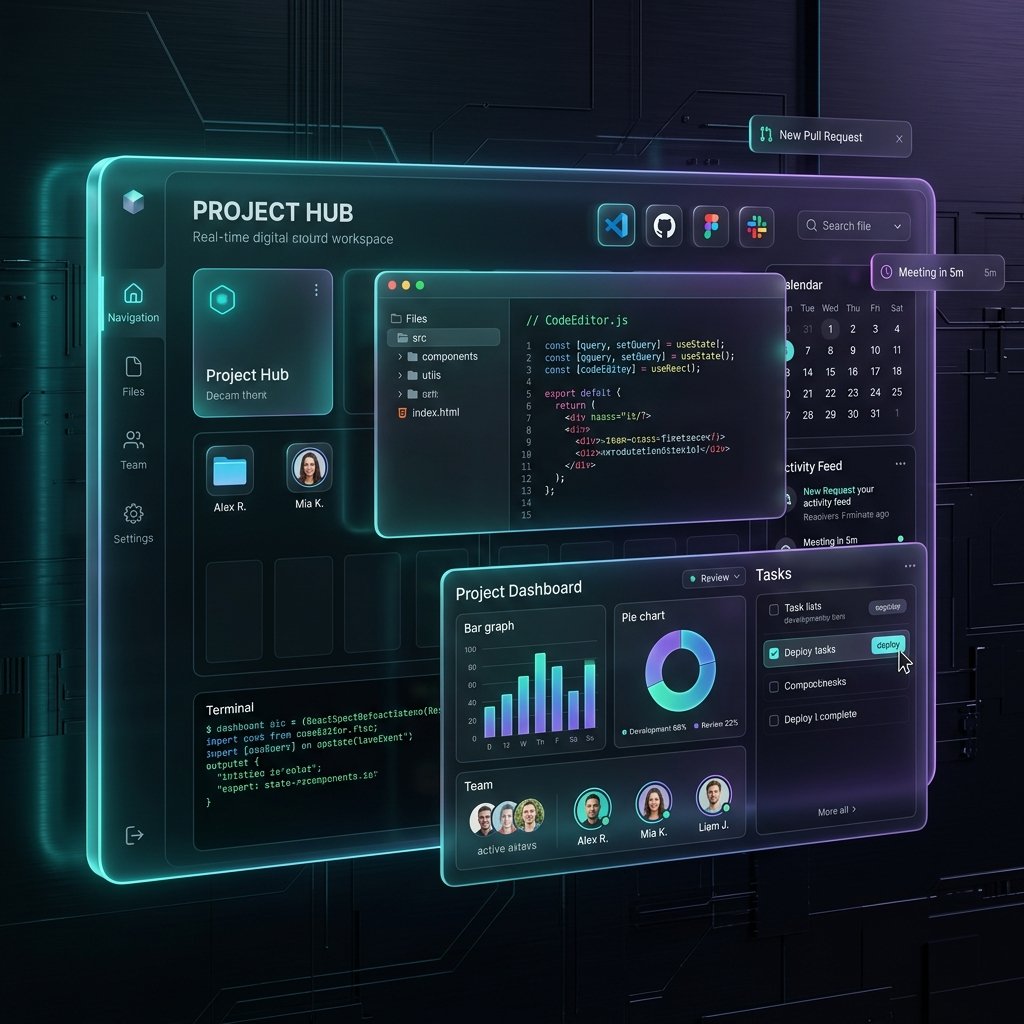 Aether OS Cybernetic Web Workspace